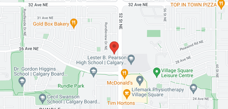map of 5235 Rundleview Road NE
